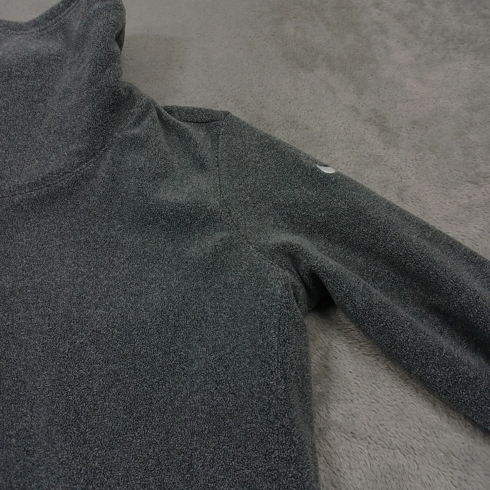 Nike Sweater Womens Medium Gray Dri Fit Tunic Fleece Activewear